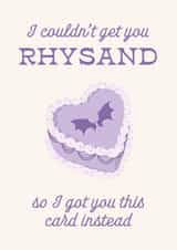 Funny Birthday Card - ACOTAR - Rhysand created by Good Girls Book Club