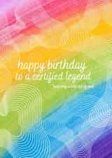 funny birthday card for a friend created by Scribbles by Stenny