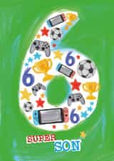 Classic Birthday Card - 6th - Super Son created by Rulu
