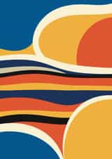 Classic New Home Card - Modern Memphis created by Giddy Kipper