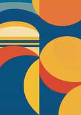 Arty New Home Card - Modern Memphis created by Giddy Kipper