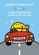 Cute Father’s Day Card – Mr. Happy – Mr. Men created by Mr. Men