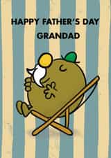 Cute Father's Day Card - For Grandad - Mr. Men created by Mr. Men