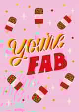 Classic Thank You Card - Fab Lolly created by Letters by Amy