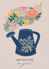 Pretty Thank You Card - Watering Can created by Nikita Jariwala