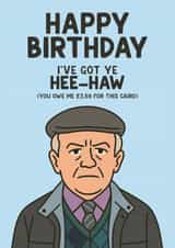 Still Game Tam Funny Birthday Card created by Yasmin Atherton