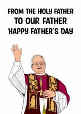 Funny Father's Day Card - Pope Leo created by Doublea