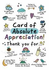 Cute Thank You Card - Appreciation created by And You Can Quote Me