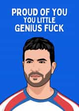 Funny Graduation/Congratulations Card - Roy Kent From Ted Lasso - Little Genius created by Sundiva Designs