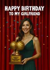 Funny Birthday Card - For Girlfriend - World’s Most Magnificent Melons created by Woody's Design