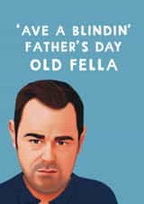 Funny Father’s Day Card - Danny Dyer - Old Fella created by Giddy Kipper