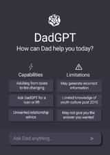Funny Father's Day Card - ChatGPT - Dad Advice created by Pottsy Prints