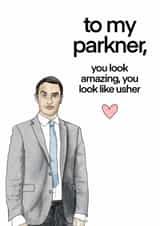 Funny Anniversary/Valentine's Day Card - Stath Lets Flats - To My Parkner created by Mimi's Studio