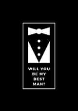 Classic Wedding Card - Best Man - Will You Be My Best Man? created by Jo Hall Designs