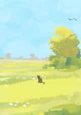 Cat bereavement sympathy card - pet loss condolence created by The Pawsitive Pet Nurse