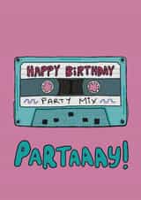 Fun Birthday Card - Cassette Tape created by Chloe Metson