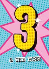 Classic Birthday Card - 3rd - Pop Art created by Rulu