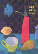 Arty Get Well Card - Flower - Vase created by From A Place of Wonder