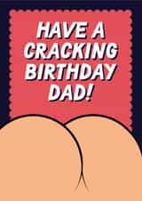 Funny Birthday Card - For Dad - Have A Cracking Birthday Dad! created by Blush & Blossom 