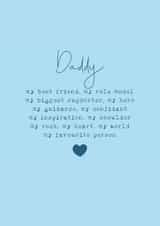 Classic Father's Day/Birthday Card - Daddy - Favourite Person created by Cake For Breakfast