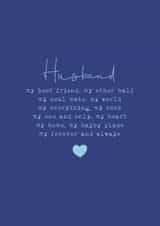 Classic Birthday/Anniversary Card - For Husband - Forever And Always created by Cake For Breakfast