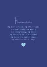 Classic Birthday/Anniversary Card - For Fiancé - Forever And Always created by Cake For Breakfast