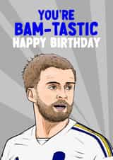 Leeds United Birthday Card - Patrick Bamford - Pun created by ZB CREATIVE