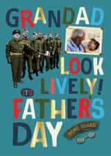 Personalised Father's Day Photo Card created by Danilo - Personalised Father’s Day Photo Card for Grandad – Dad’s Army Style!
