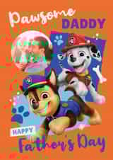 Personalised Father's Day Photo Card created by Danilo - Personalised Paw Patrol Father’s Day Photo Card – For a Pawsome Daddy!
