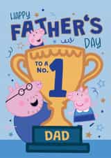 Peppa Pig Father’s Day Card – For a No.1 Dad Champion! created by Danilo
