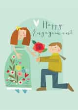 Classic Engagement Card - Proposal created by Kali Stileman