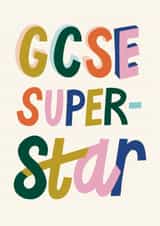 Classic Exams Card - GCSE Superstar created by Christine Cuddihy Illustration
