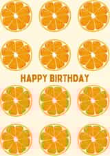 Cute orange birthday card created by Katielakin