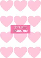 A thank you card created by Katielakin