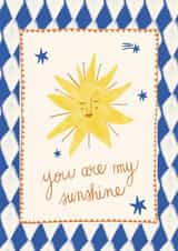 Cute Anniversary Card - You Are My Sunshine created by Carole Hillman
