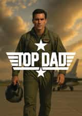 Top Dad. Fun face swap card for father's day or birthday. created by Tainted Genie