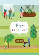 Classic Birthday Card - Gardening created by Kali Stileman