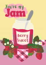 Cute Anniversary Card - You're My Jam - Berry Sweet created by Jennifer Louise
