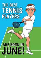 Funny Birthday Card - June - Tennie created by @Cupsie's Creations