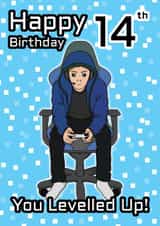 Classic Birthday Card - 14th - Gaming created by @Cupsie's Creations