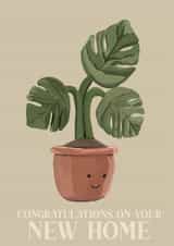 Cute New Home Card - Plant - Jellycat created by Over N’ Out Designs