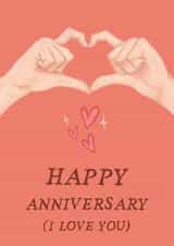Cute 'I Love You' Anniversary Card created by Annie Moon 
