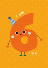 Cute Birthday Card - 6th - Party created by Ellie Hyde