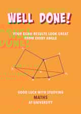 Funny Exams Card - Maths - University created by Incognito