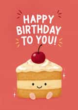 Cute Birthday Card - Jellycat Cake created by AcuteDesign