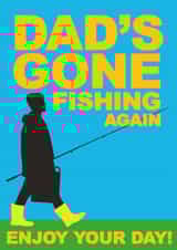 Birthday or Fathers Day Card - For Dad - Fishing created by Jon Downer