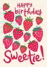 Pretty Birthday Card - Strawberries created by The Boy and the Bear