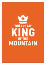 A stylish art card for all the cycling and Strava obsessed people in your life! created by DOMINIC RAAD