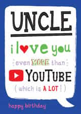 Fun Birthday Card - For Uncle - YouTube created by  la la la     Designs