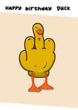Happy Birthday Duck created by Benny